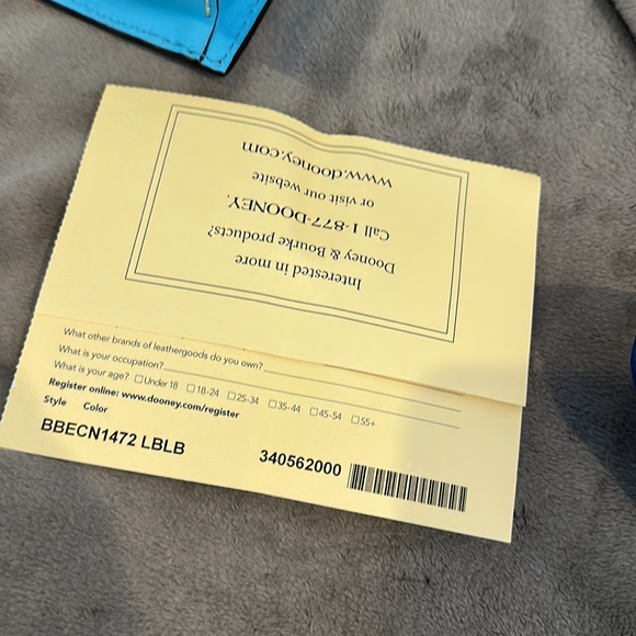 NWT Dooney & Bourke Aqua crossbody bag - Picture 6 of 10